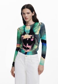 Desigual/デシグアル Desigual TSBOLA Tシャツロングスリーブ/508048192