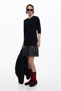Desigual/デシグアル Desigual VESTCHECKS ワンピースロングスリーブ/508048197