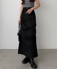 JUNOAH/ジュノア JUNOAH callautia ベルト付きサイドタックデザインスカート/508048342