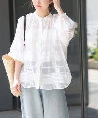 JOURNAL STANDARD relume/シアーチェックバンドカラーブラウス/508048384