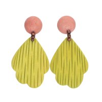 KANKAN/カンカン KANKAN ウッドリーフピアス/508048445