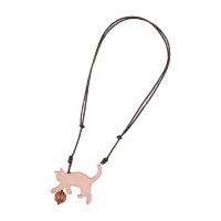 KANKAN/カンカン KANKAN ウッドネコボールネックレスA/508048467