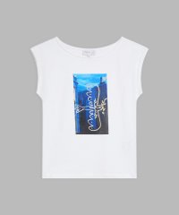 agnes b. FEMME/コットン プリント ノースリーブ アーティストTシャツ "Castelbajac"/508048606