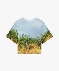 agnes b. FEMME/フォトプリント 5分袖 Tシャツ "Les champs ? Hoedic"/508048621