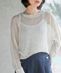 rps/前後２ＷＡＹ透かし編みニットプルオーバー/507983898