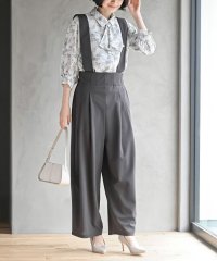 rps/カットジョーゼットサス付タックパンツ/508016284