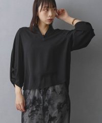 NICOLE white/スキッパーパフブラウス/508023910