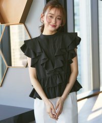 RUIRUE BOUTIQUE/ルイルエブティック RUIRUE BOUTIQUE フリルデザインペプラムトップス/508037872