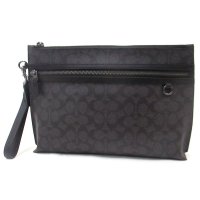 COACH/コーチ COACH コーチ 財布 COACH アウトレット メンズ シグネチャー キャリーオール ポーチ セカンドバッグ CY985 QBMI5/508049126