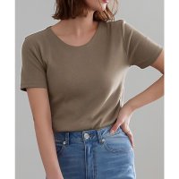 KOBE LETTUCE/コウベレタス KOBE LETTUCE 前身二重半袖Tシャツ【Uネック】[選べる2タイプ] [C365E]/508049143
