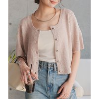 KOBE LETTUCE/コウベレタス KOBE LETTUCE 透かし編みラメニットカーディガン [C7431]/508049150