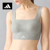 adidas/アディダス adidas 【綿混】ハーフトップブラ 完全無縫製 吸汗速乾/508049530