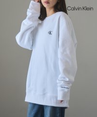 Calvin Klein/カルバン クライン Calvin Klein CREW J30J314536BAE ロゴ クルーネック スウェットトレーナー/508049577