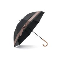 because/ビコーズ because 傘 レディース 50cm 晴雨兼用 ブランド 完全遮光 遮光率100% 紫外線対策 遮熱 セーフガード バンブーハンドル リボン かわ/508049583