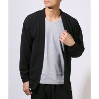 LUXSTYLE/ラグスタイル LUXSTYLE 梨地ノーカラーカーディガン/長袖 ミドル丈 大きいサイズ 梨地 吸水 速乾 ドライ UVカット 紫外線対策 ストレッチ 伸縮性/508049595