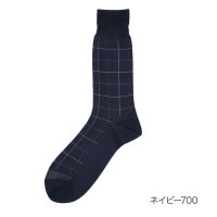 manzoku/マンゾク 満足 福助 【満足】 靴下 冷感 チェック柄 クルー丈 消臭抗菌防臭(33975W)紳士 男性 メンズ フクスケ fukuske ふくすけ/508049643