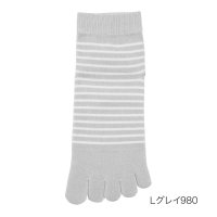Universal/フクスケ fukuske 福助 【MURENO(ムレノ)】 靴下 ボーダー ショート丈 消臭糸使用(3160－02N)婦人 女性 レディース フクスケ fuku/508049653