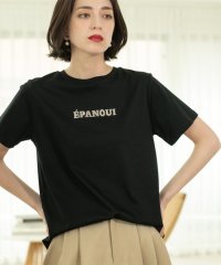 OPAQUE.CLIP/刺繍＆スパンコールロゴTシャツ【洗濯機洗い可】/508049858