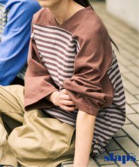 417 EDIFICE/SLAPS ボーダーTシャツ/508049896