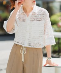 Spick & Span/《追加》レースショートシャツ/508050015