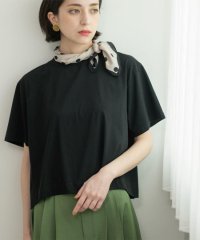 OPAQUE.CLIP/バックフレアショートTシャツ【洗濯機洗い可】/508050082