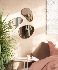 JOURNAL STANDARD FURNITURE/《WEB限定》【umbra/アンブラ】HUBBA PEBBLE SET3　ミラー セット/508050303