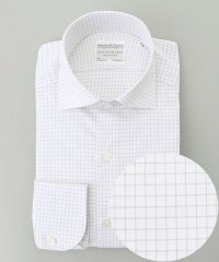 gotairiku/【形態安定】PREMIUMPLEATS_スモールワイドカラー 通年ドレスシャツ_チェック(25年春夏モデル)/508050437