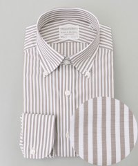 gotairiku/【形態安定】PREMIUMPLEATS_ボタンダウンカラー 通年ドレスシャツ_ストライプ(25年春夏モデル)/508050438