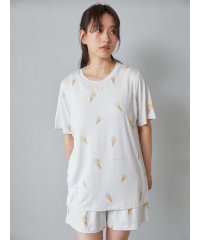 gelato pique/【接触冷感】プレイフルアイス柄Tシャツ/508051691