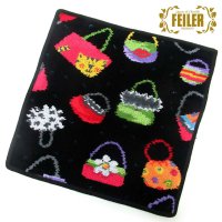 FEILER/フェイラー FEILER FEILER フェイラー ハンカチ タオル タオルハンカチ 30cm CRAZYBAGS010 クレイジーバッグ ブラック/508051825