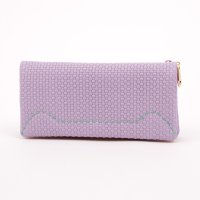 tsumori chisato CARRY/ツモリチサト キャリー tsumori chisato CARRY エンボスメッシュ かぶせ 長財布 ねこステッチ/508052042