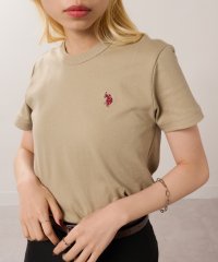 U.S. POLO ASSN./ユーエスポロアッスン U.S. POLO ASSN. ワンポイント刺繍 スムース半袖Tシャツ/508052063