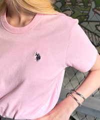U.S. POLO ASSN./ユーエスポロアッスン U.S. POLO ASSN. ワンポイント刺繍 スムース半袖Tシャツ/508052063