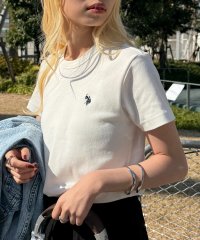 U.S. POLO ASSN./ユーエスポロアッスン U.S. POLO ASSN. ワンポイント刺繍 スムース半袖Tシャツ/508052063