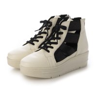 Milla Sports/ミラスポーツ Milla sports 楽ちん ソフトレザー ふかふか厚底デザインハイカットサマー スニーカー/508052196