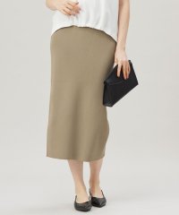 JIYU-KU(LARGE SIZE)/【カタログ掲載・洗える】リブストレッチタイト スカート/506026789