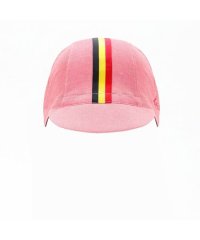 KAPELMUUR/カペルミュール KAPELMUUR サイクルキャップ ベルギーライン 鹿の子 メランジピンク/507036706