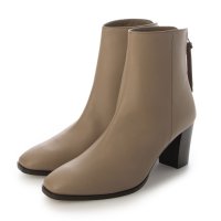 LANVIN COLLECTION/【大きいサイズ】スクエアトゥプレーンショートブーツ/507506021