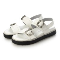 TSUMORI CHISATO WALK/ツモリチサト ウォーク tsumori chisato WALK 【小さいサイズ】ビジューバックルローファーサンダル/507506301