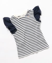 apres les cours/ワッフルレース・フリルＴシャツ/507537603