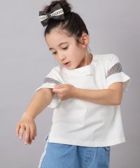 a.v.v(KID'S)/【累計1万枚販売/接触冷感/ジメジメ対策/毛玉になりにくい/安心の綿100％】[160]シアーギンガムキリカエスリーブＴシャツ/507790933