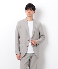 COMME CA ISM MENS/【セットアップ対応】リネンライク ポリエステル ジャケット/508023734