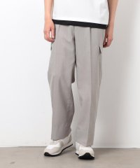 COMME CA ISM MENS/【セットアップ対応】リネンライク ポリエステル リラックス ワイドカーゴパンツ/508023738