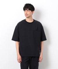 COMME CA ISM MENS/【セットアップ対応】リネンライク ポリエステル 布帛Ｔシャツ/508023740