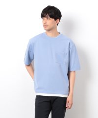 COMME CA ISM MENS/半袖 フェイクレイヤード クルーネックＴシャツ/508023742