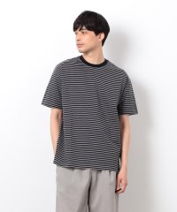 COMME CA ISM MENS/【コットン100%】USAコットン ボーダーTシャツ/508023755