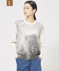 エヴェックス バイ クリツィア　Lサイズ/【L】【ウォッシャブル】ライオンプリントニットプルオーバー/508027612