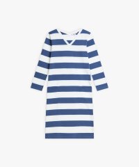 agnes b. FEMME/太ボーダー Vネック ワイドスリーブ ワンピース "Biarritz"/508031297