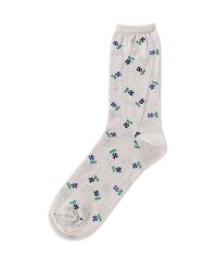 BEAVER/ROSTER SOX/ロスターソックス  200 LM FLOWER SOCKS レディース/508043456