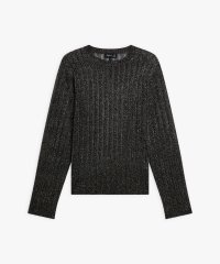 agnes b. FEMME/メタリックストライプ 長袖 Tシャツ/508048588